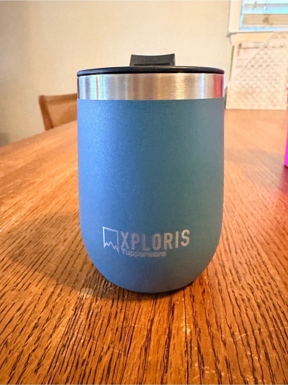 Tupperware Xploris Blue Insulated Travel Tumbler